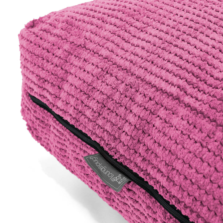 Cojín de Piso Grande - Pompón Rosa 02