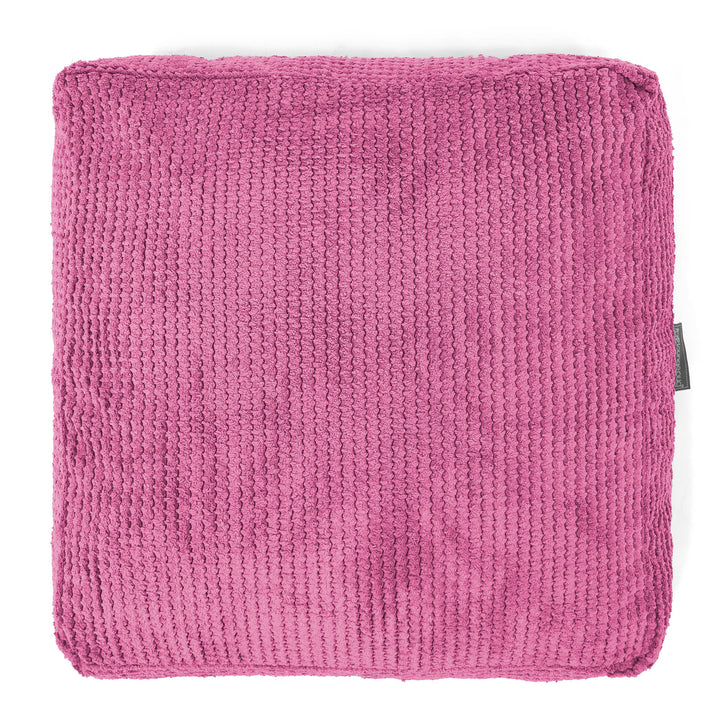 Cojín de Piso Grande - Pompón Rosa 03