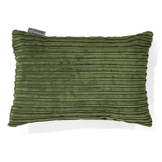 Fundas de Cojín Rectangular 35 x 50cm - Pana Clásica Bosque Verde 01