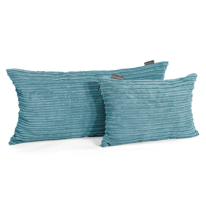 Cojín Rectangular 35 x 50cm - Pana Clásica Egeo Azul 03