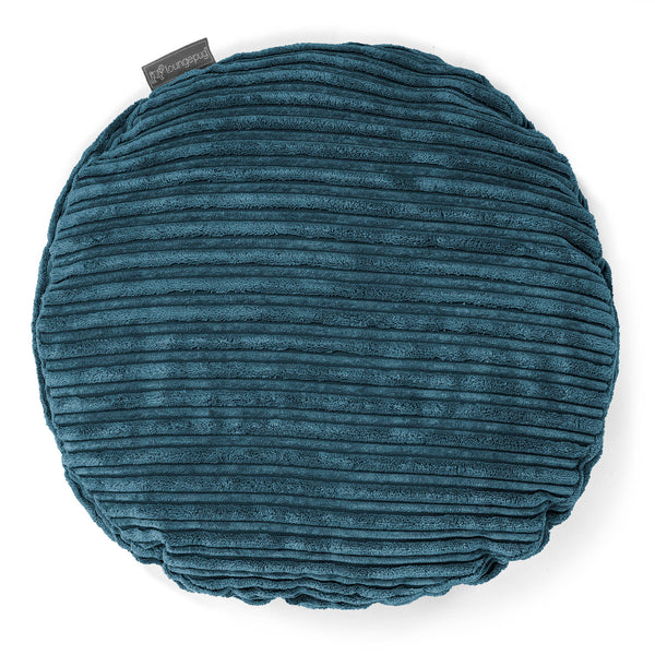 Cojín Redondo 50cm - Pana Clásica Azul marino 01