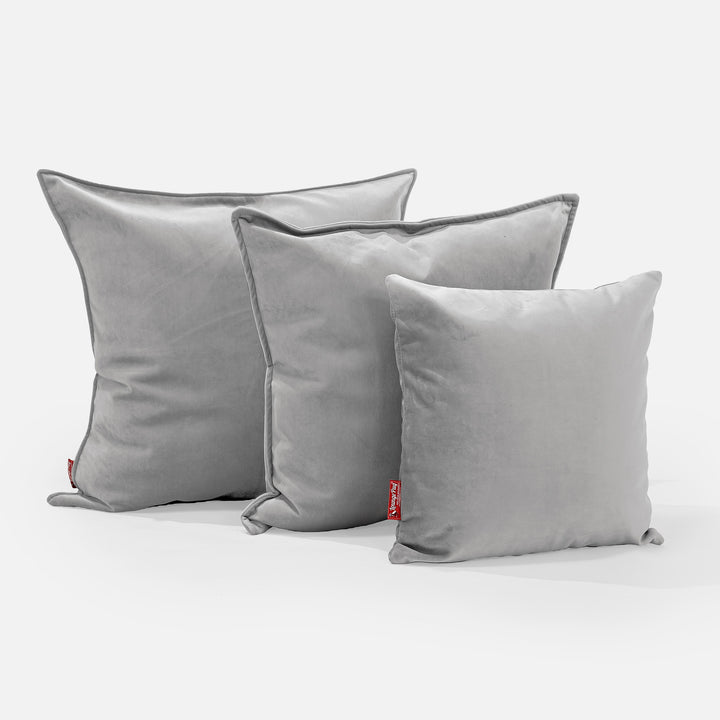 Cojín 47 x 47cm - Terciopelo Plata 02
