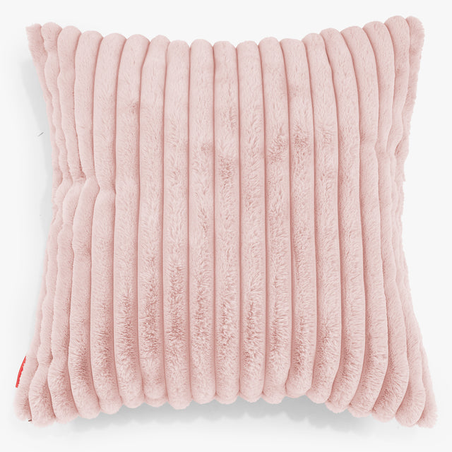 Fundas de Cojín Extra Grande 70 x 70cm - Pana de Felpa Ultra Rosa Empolvado 01