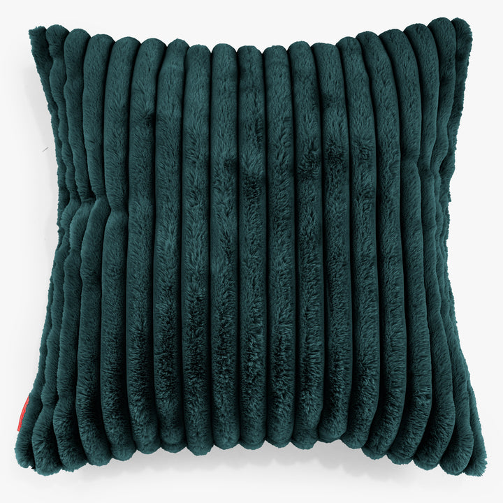 Fundas de Cojín Extra Grande 70 x 70cm - Pana de Felpa Ultra Turquesa 01