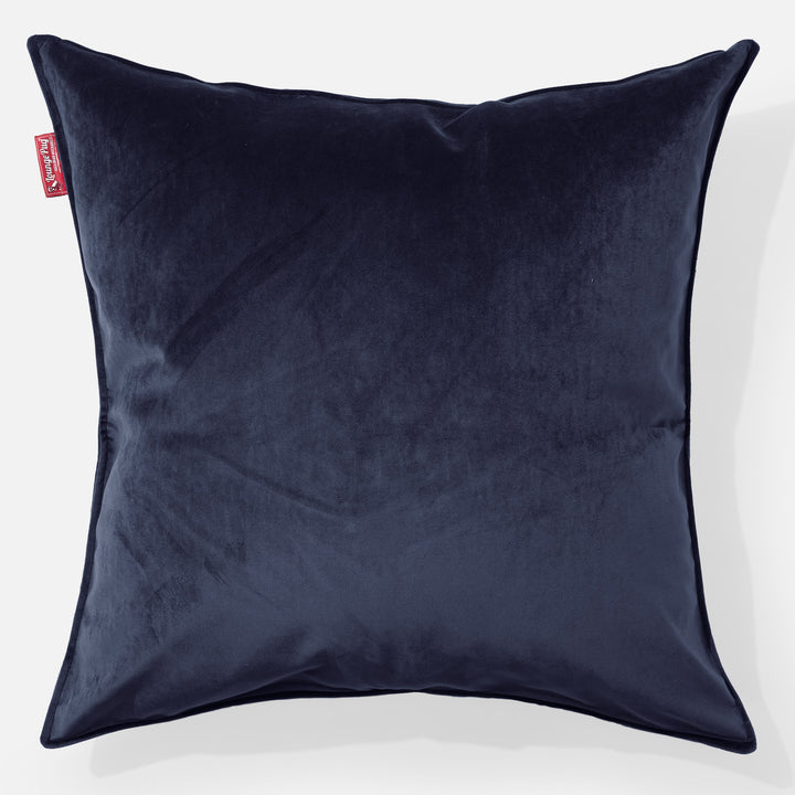 Cojín Gigante 70 x 70cm - Terciopelo Azul Marino 01