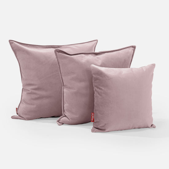 Cojín Gigante 70 x 70cm - Terciopelo Rosa 02