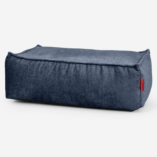 Escabel Gigante - Chenille Azul marino 01