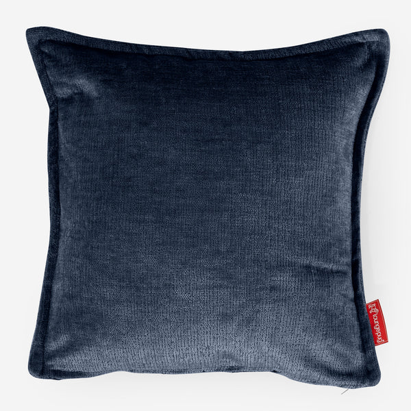 Fundas de Cojín 47 x 47cm - Chenille Azul marino 01