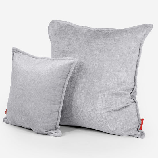 Fundas de Cojín 47 x 47cm - Chenille Gris 02