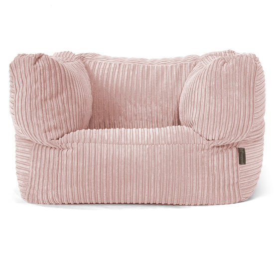 Albert Puff Sillón - Pana Clásica Rosa Claro 01
