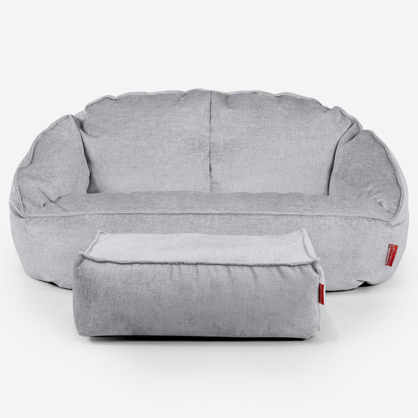 Puf Grande Bubble - Chenille Gris 01