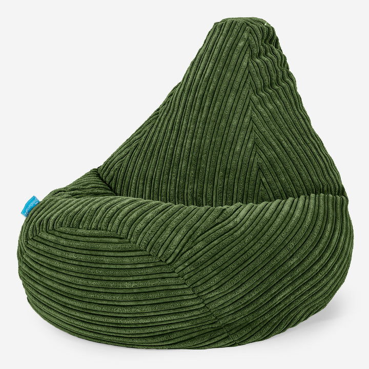 Puf Silla de Juego para Niños 1-5 años - Pana Clásica Bosque Verde 02