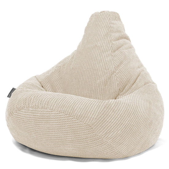Puf Silla de Juego para Niños de 6 a 14 años - Pompón Crema 02