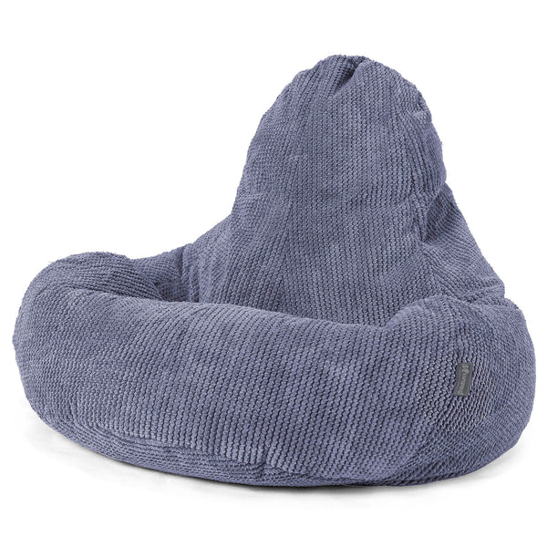 Puf Ultra Lux - Pompón Morado 01