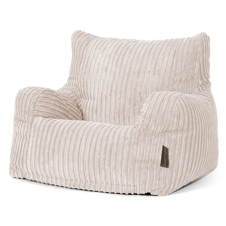 Sillón Puf Teens 6-14 años - Pana Clásica Marfil 02