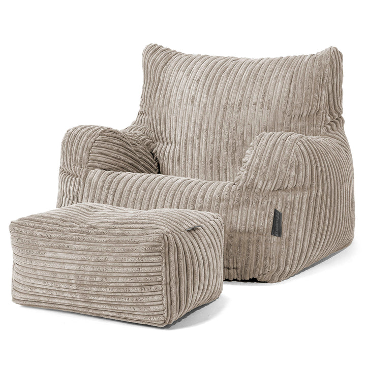 Sillón Puf Teens 6-14 años - Pana Clásica Visón 03