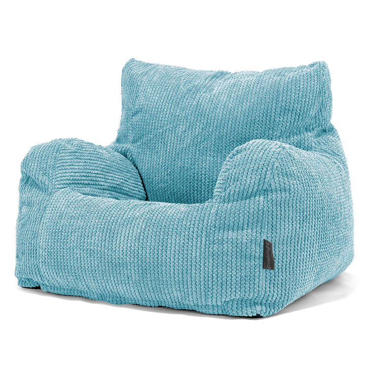 Sillón Puf Teens 6-14 años - Pompón Egeo Azul 02