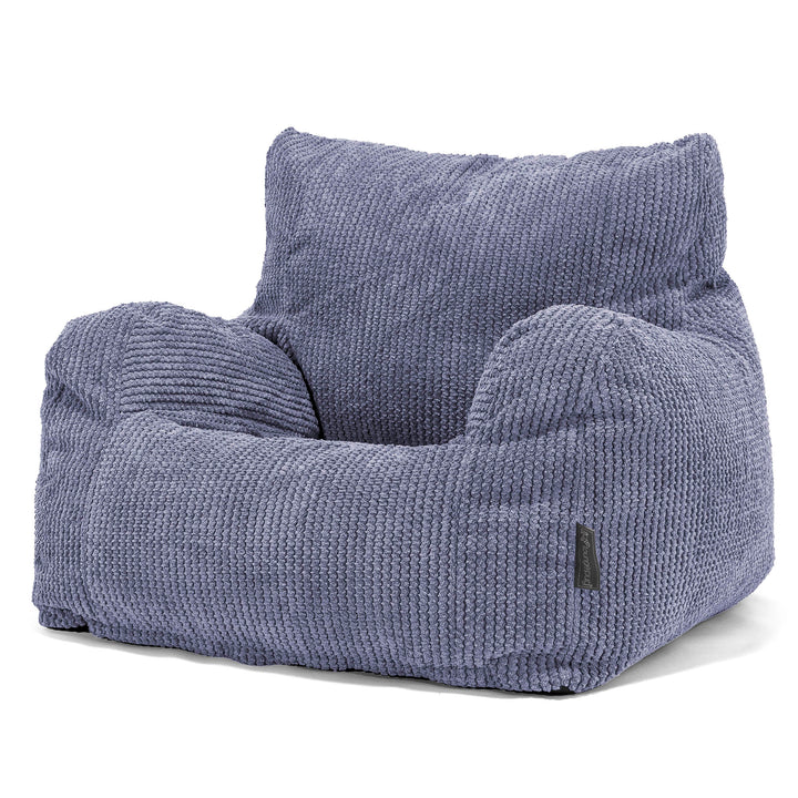 Sillón Puf Teens 6-14 años - Pompón Morado 02