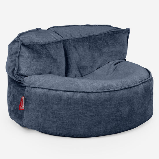 Puf Sofá Chloe - Chenille Azul marino 01