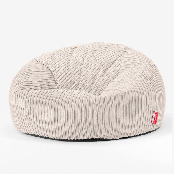 Puf Sofa para Niños de 6 a 14 años - Pana Clásica Marfil 01