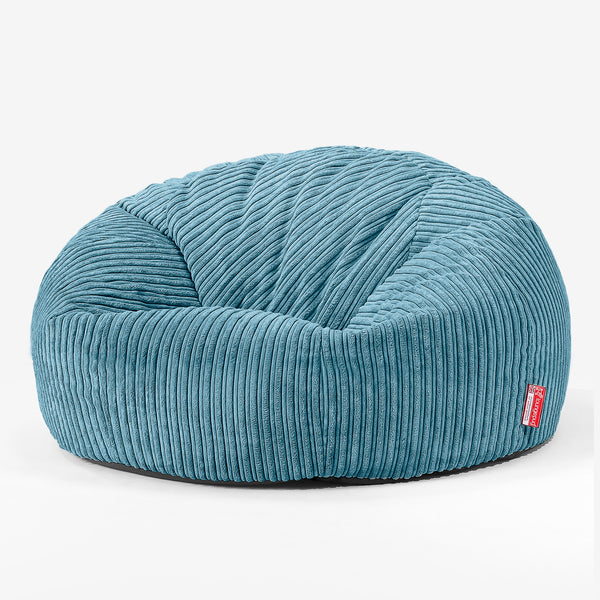 Puf Sofa para Niños de 6 a 14 años - Pana Clásica Egeo Azul 01