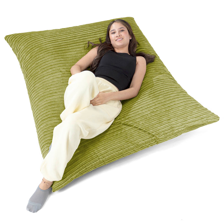 Puff Gigante Cama XL - Pana Clásica Lima 03