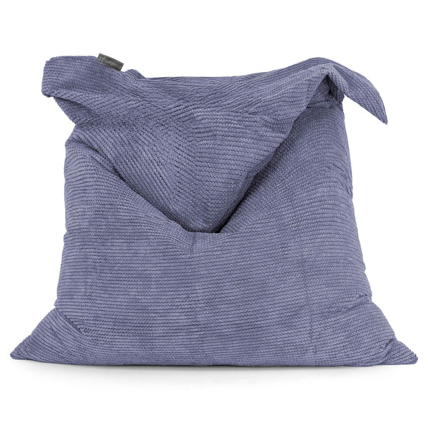 Puff Gigante Cama XL - Pompón Morado 01