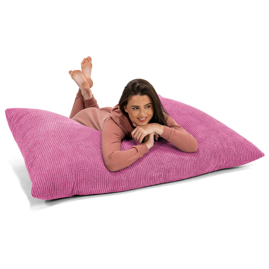 Puff Gigante Cama XL - Pompón Rosa 03