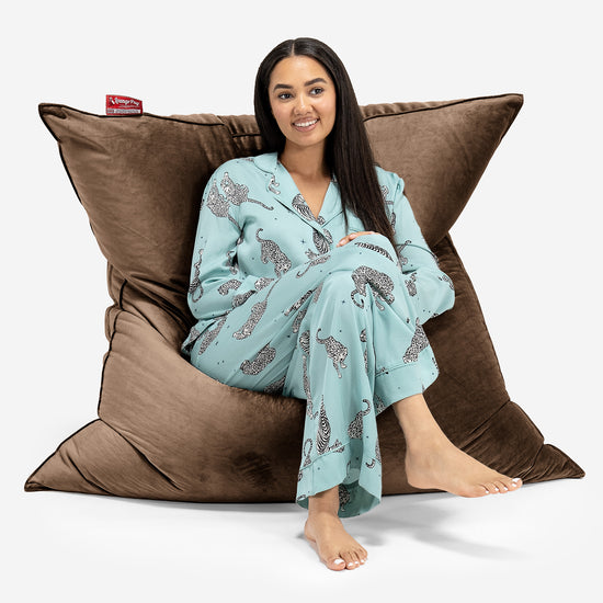 Puff Gigante Cama XL - Terciopelo Expreso 02