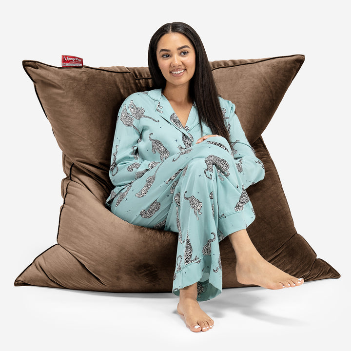 Puff Gigante Cama XL - Terciopelo Expreso 02