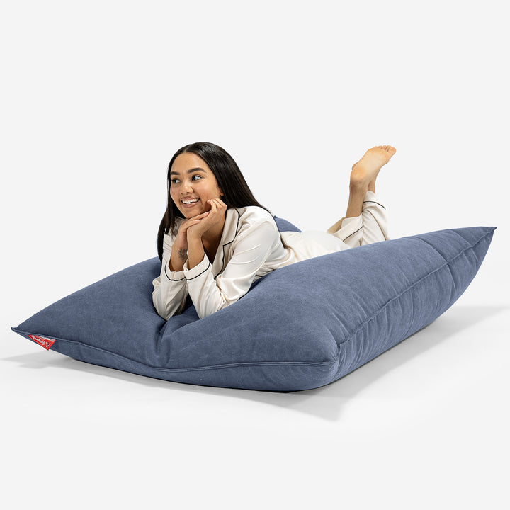 Puff Gigante Cama XL - Vaquero Desgastado Azul Marino 03