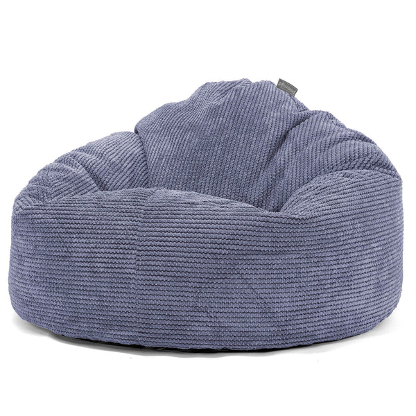 Puff Pera 'Archi' - Pompón Morado 01