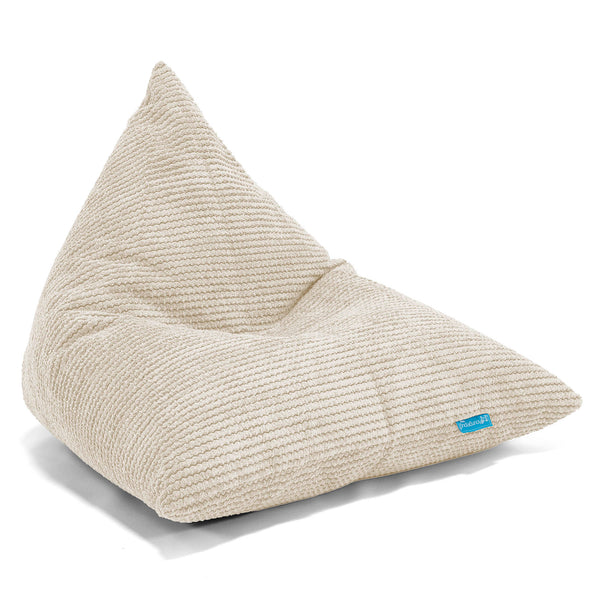 Puff Pera 'Relajarse' Para niños - Pompón Crema 01