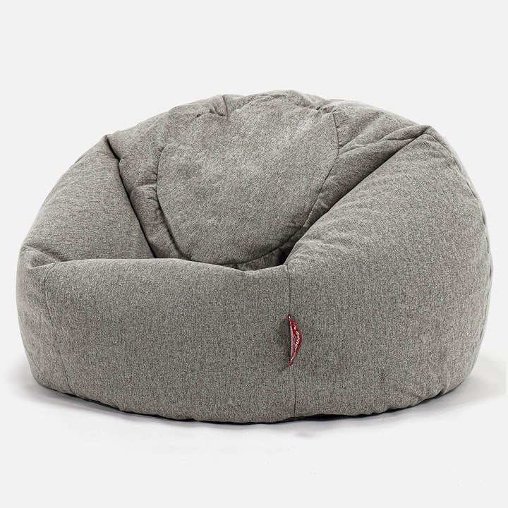 CloudSac 200 Kids Puf Gigante Viscoelástico Infanti 2-12 años - Lana de Interalli Plata 01