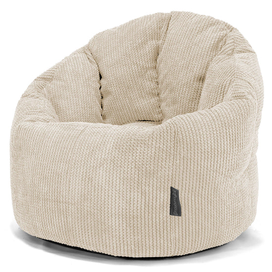 Puff Silla 'Abrazo' - Pompón Crema 01