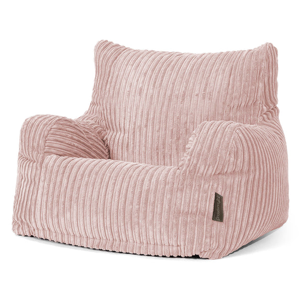 Puff Sillón Josephine - Pana Clásica Rosa Claro 01