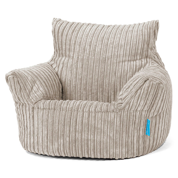 Puff Sillón para niños 1-3 años - Pana Clásica Visón 01