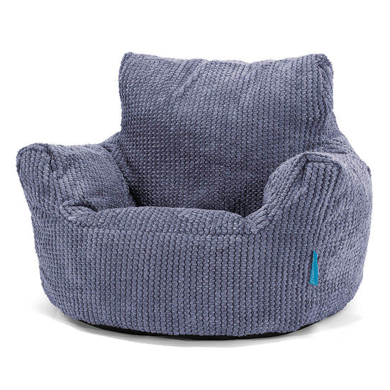 Puff Sillón para niños 1-3 años - Pompón Morado 01