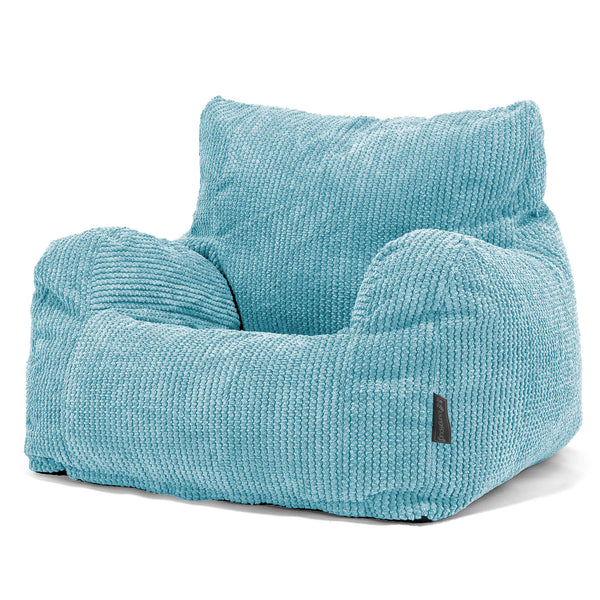 Puff Sillón - Pompón Egeo Azul 01