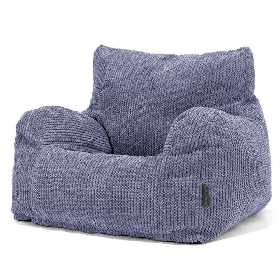 Puff Sillón - Pompón Morado 01