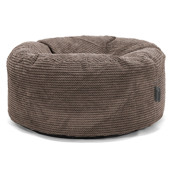 Puff Taburete - Pompón Chocolate 01