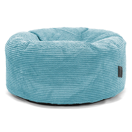 Puff Taburete - Pompón Egeo Azul 01
