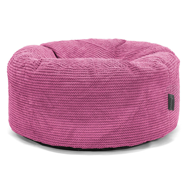 Puff Taburete - Pompón Rosa 01