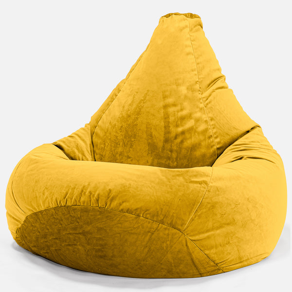 Silla De Juego Puf - Terciopelo Oro 01